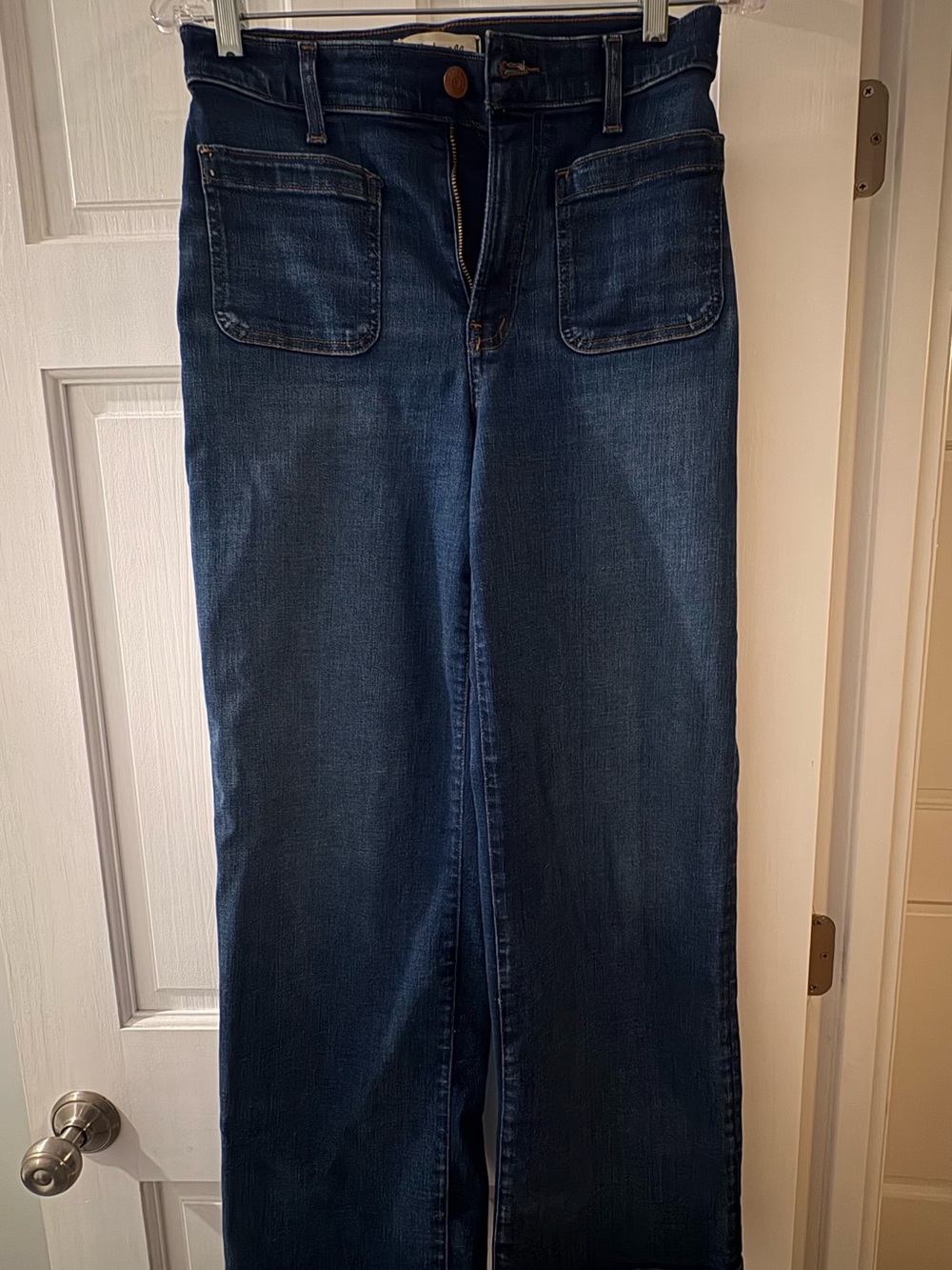 Madewell Dark Blue Wide-Leg Jeans